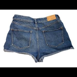 𝅺FRANK & Oak high waisted denim cut offs 29